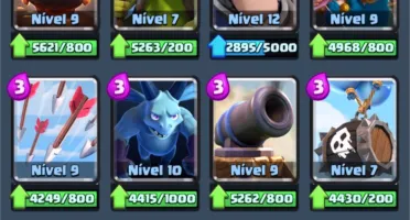 Conta CLASH ROYALE nv 12 -MUITO UPADA