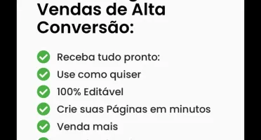 +1.000 Páginas de vendas de Alta conversão!