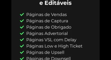 +1.000 Páginas de vendas de Alta conversão!
