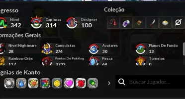 Conta Pokexgames servidor Lunar