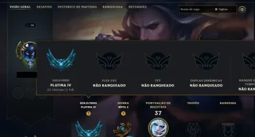 Conta Lol Platina