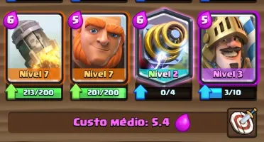 CONTA CLASH ROYALE COM EMAIL: lvl 10 - Arena 9 - 600 gemas