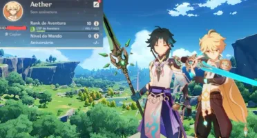 AR 10 Xiao + Lança de Jade Primitiva + Espada celestial