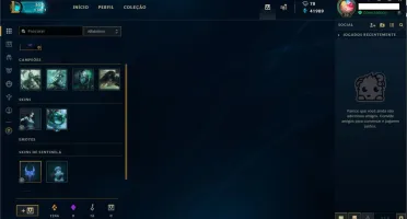 Conta de League of Legends (S7: Diamante 1, ex Mestre)