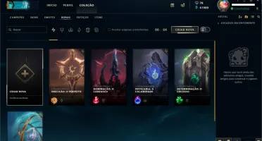 Conta de League of Legends (S7: Diamante 1, ex Mestre)