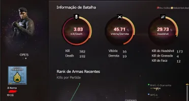 Conta 2 VIPs Crossfire KD 3.0