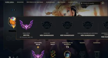 Conta LoL Rank Elo MESTRE Season Temporada 14