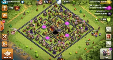 Centro de vila 10 - Clash of clans