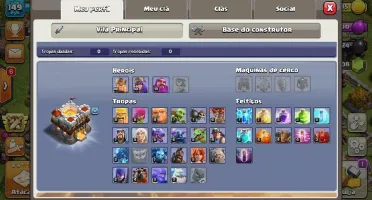 Conta Cv 11 Clash Of Clans Bem Upada.