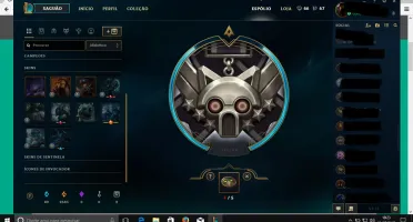 VENDO ACC SMURF COMPLETA +300 REIS EM SKINS