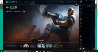 VENDO ACC SMURF COMPLETA +300 REIS EM SKINS