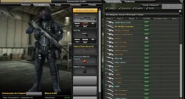 Conta Combat Arms PATENTE CEL1 +100 Itens permanentes!