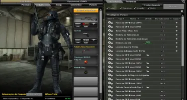 Conta Combat Arms PATENTE CEL1 +100 Itens permanentes!