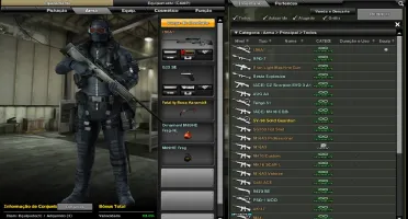 Conta Combat Arms PATENTE CEL1 +100 Itens permanentes!
