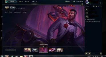 conta lol -89camp -15skin -2pagderunas -10baus(sem chave)