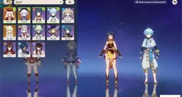Klee + QiQi + Xinqiu + Noelle + Sucrose + Chongyun AR31