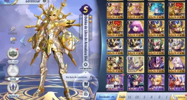 SAINT SEIYA AWAKENING - COM GEMAS AVANÇADAS E LIVROS