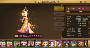 Conta Summoner war!! RYU DARK