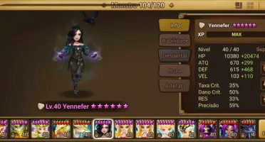 Conta Summoner war!! RYU DARK