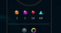 Conta Gold ll, campeões:157,Skins:170,Nível:376, Emotes:184.