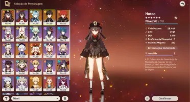 [AR55] HU TAO, ZHONGLI, EULA, KLEE, QIQI, DILUC, MONA 5*