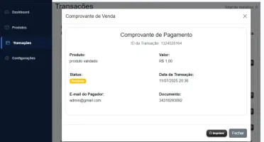 Script Checkout Cartão & Pix Entrega De Produtos Digitais