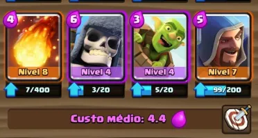 Clash Royale Nv 8 COM 3 LENDÁRIAS - BARATO