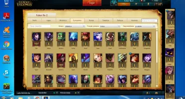 Vendo conta de LOL 30$ - 35 Campeões + Muitos outros.
