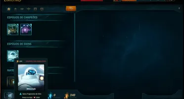 Conta com 27 campeões /5 skins / Prata 4 - Promoção.
