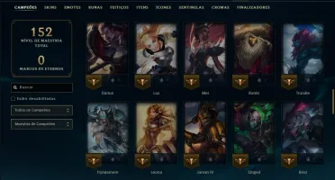 Esmeralda 4 com 80 Champs e 25 Skins