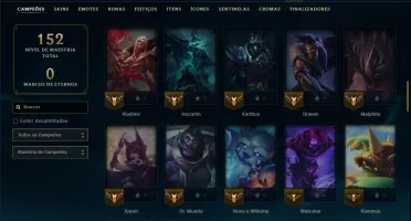 Esmeralda 4 com 80 Champs e 25 Skins