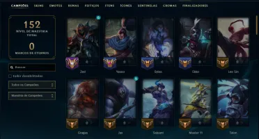 Esmeralda 4 com 80 Champs e 25 Skins