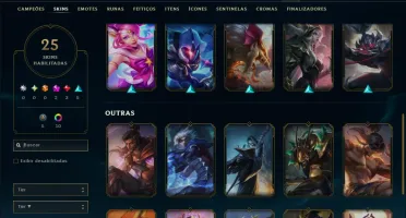 Esmeralda 4 com 80 Champs e 25 Skins