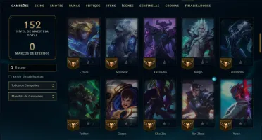 Esmeralda 4 com 80 Champs e 25 Skins