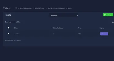 Script Php - Sistema De Reserva De Ingressos Para Eventos em