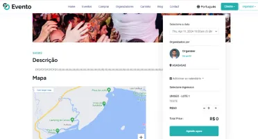 Script Php - Sistema De Reserva De Ingressos Para Eventos em