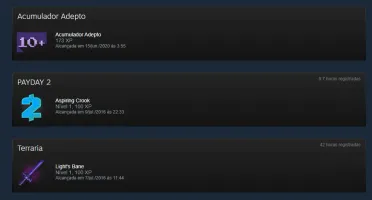 Conta steam Lvl 15 - 10 Anos