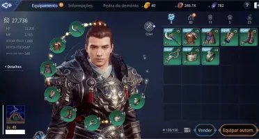 3 Contas Mir4 LV 40 server EU 42 Ótimo para Minerar