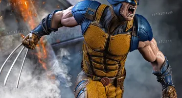 Deadpool vs. Wolverine 3d stl