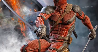Deadpool vs. Wolverine 3d stl
