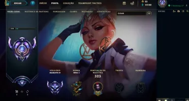 Conta LoL Diamante - 639 Skins