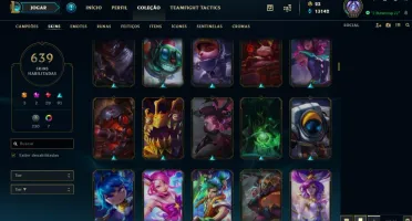 Conta LoL Diamante - 639 Skins