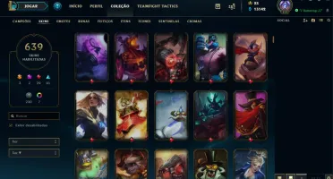 Conta LoL Diamante - 639 Skins
