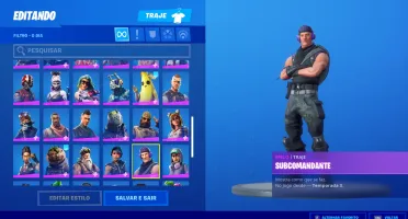 Conta de fortnite barata