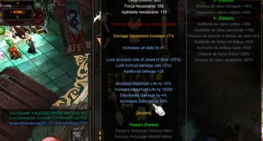 Megamu Holyangel +15 FULL SM + Staff FULL Divine - MU online