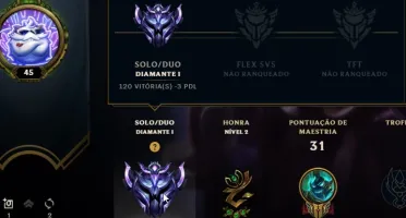 Conta diamante 1 60% winrate+