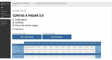 Planilha De Contas A Pagar 3.0