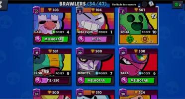 Conta de 2017 Brawl Stars