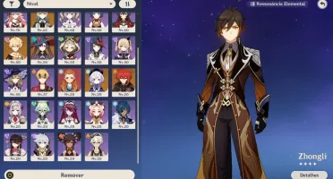 CONTA GENSHIN AR 51 8 personagens 5* SEM ASSOCIAÇÃO