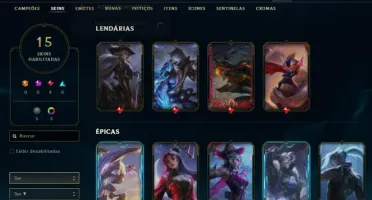 Conta main master yi platina 4 com borba da skin tinta sombr